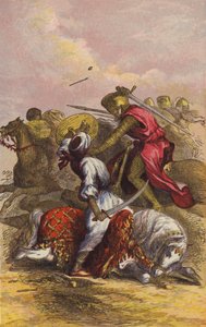Prodezza dei crociati davanti ad Antiochia da English School